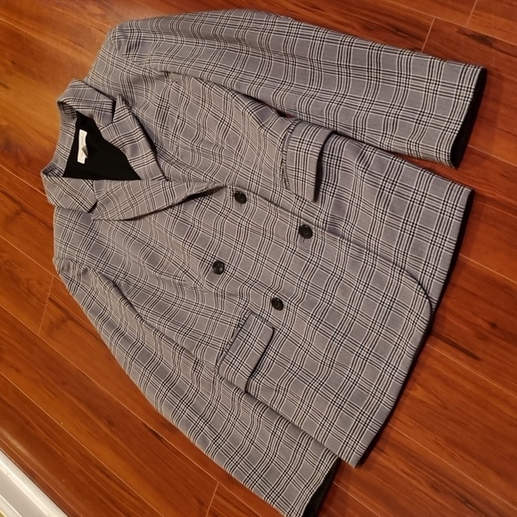 Treasure & Bond Plaid Blazer Gray Size Medium - Picture 4 of 16